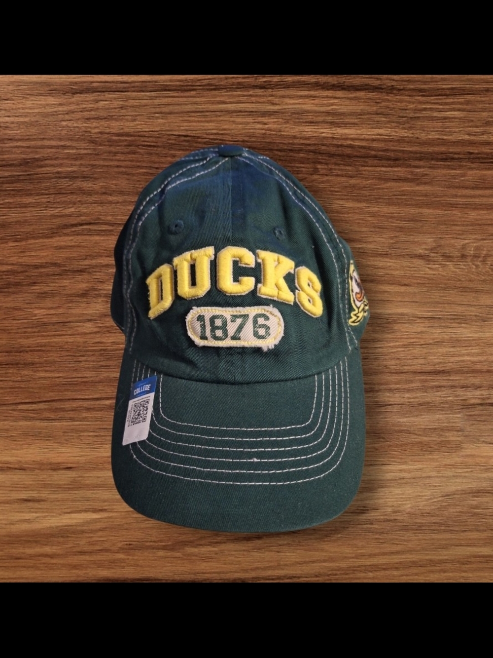 Ducks 1876 Embroidered Green Baseball Cap